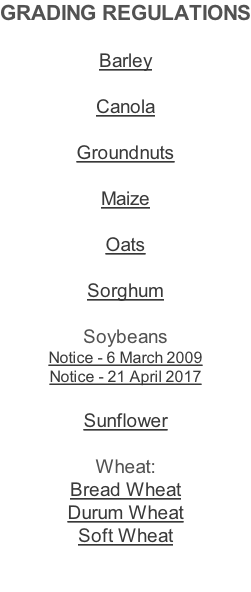 Soybean Grading Chart